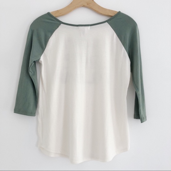 FULL TILT Glamp Womens Raglan Tee - Picture 6 of 6